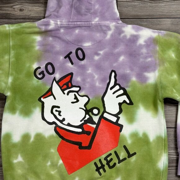 Superrradical Go To Hell Tie Dye Hoodie - Picture 4 of 6